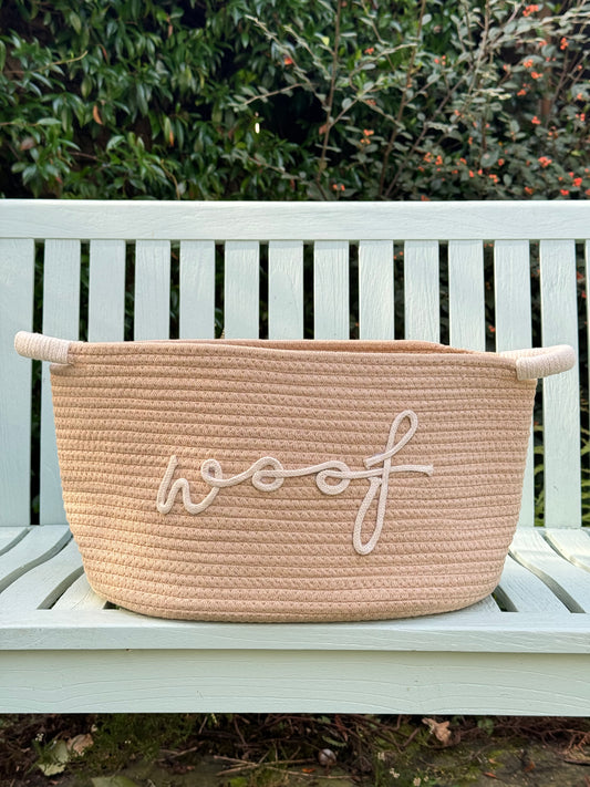 Dog Toy Basket | Natural