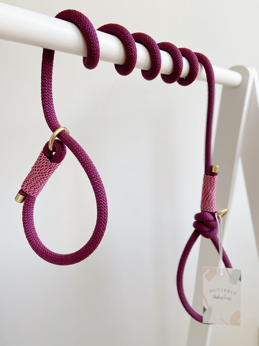 Rope Lead | Burgundy