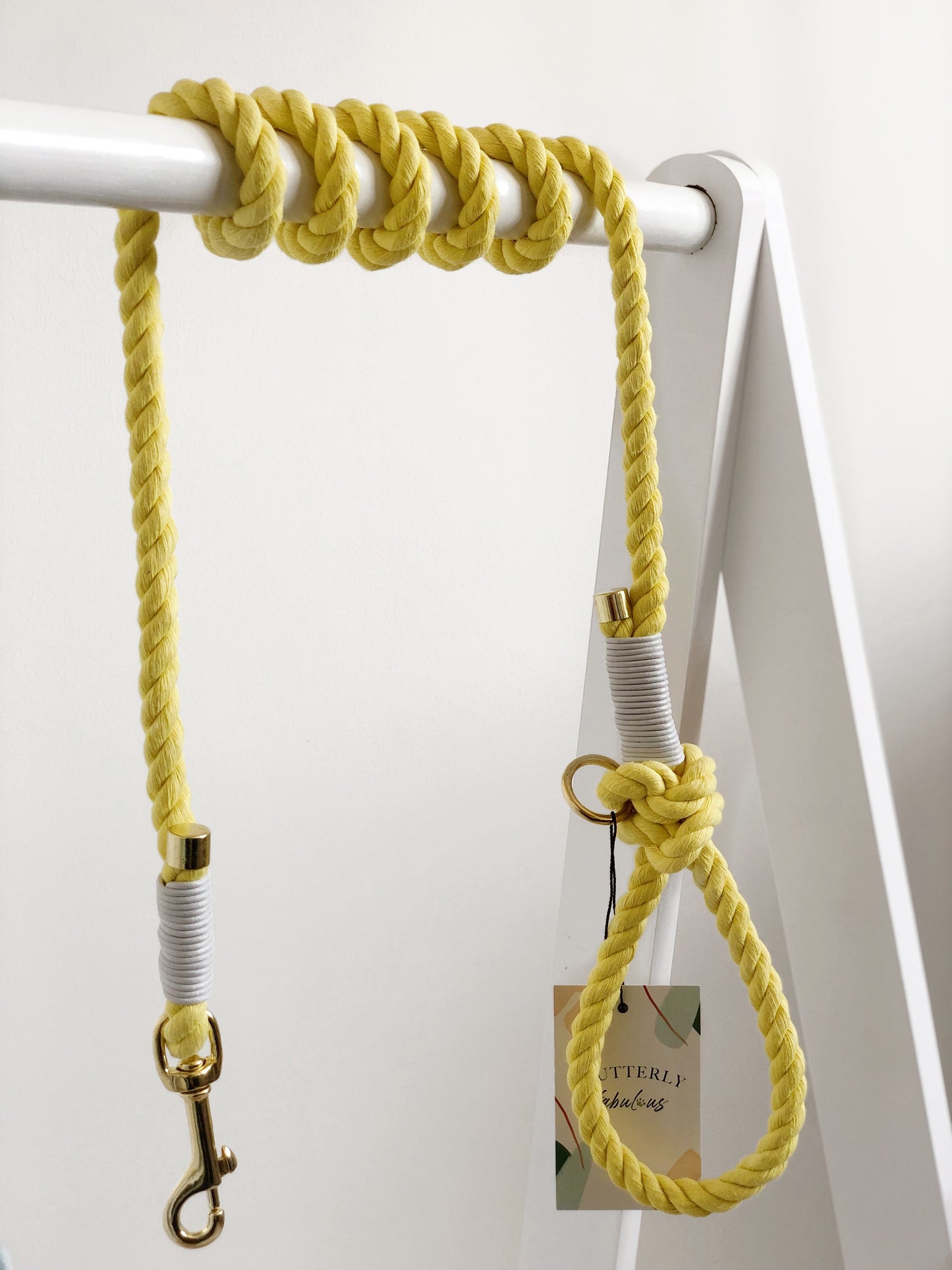 Cotton Rope Lead | Daffodil