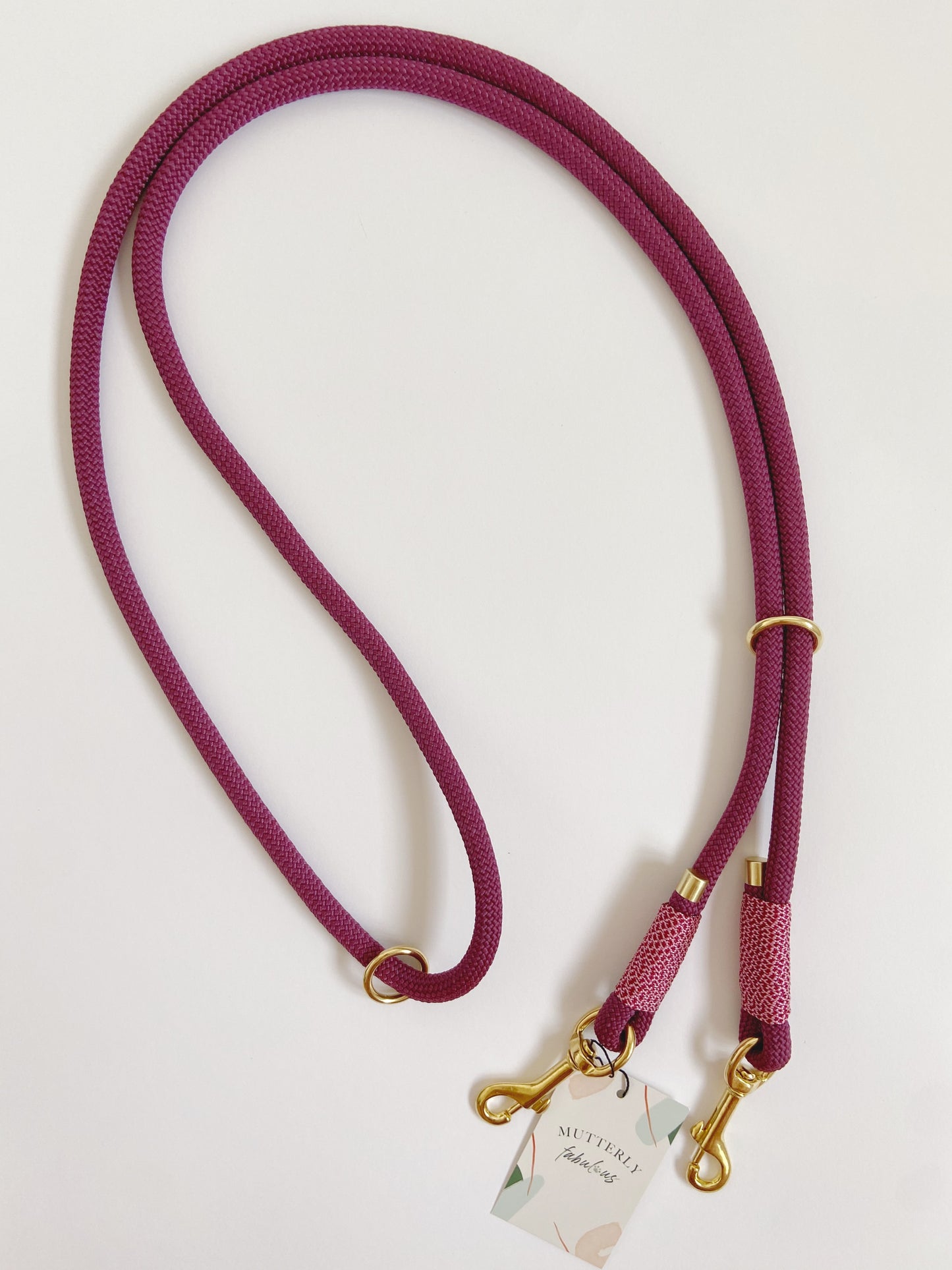Rope Lead | Burgundy
