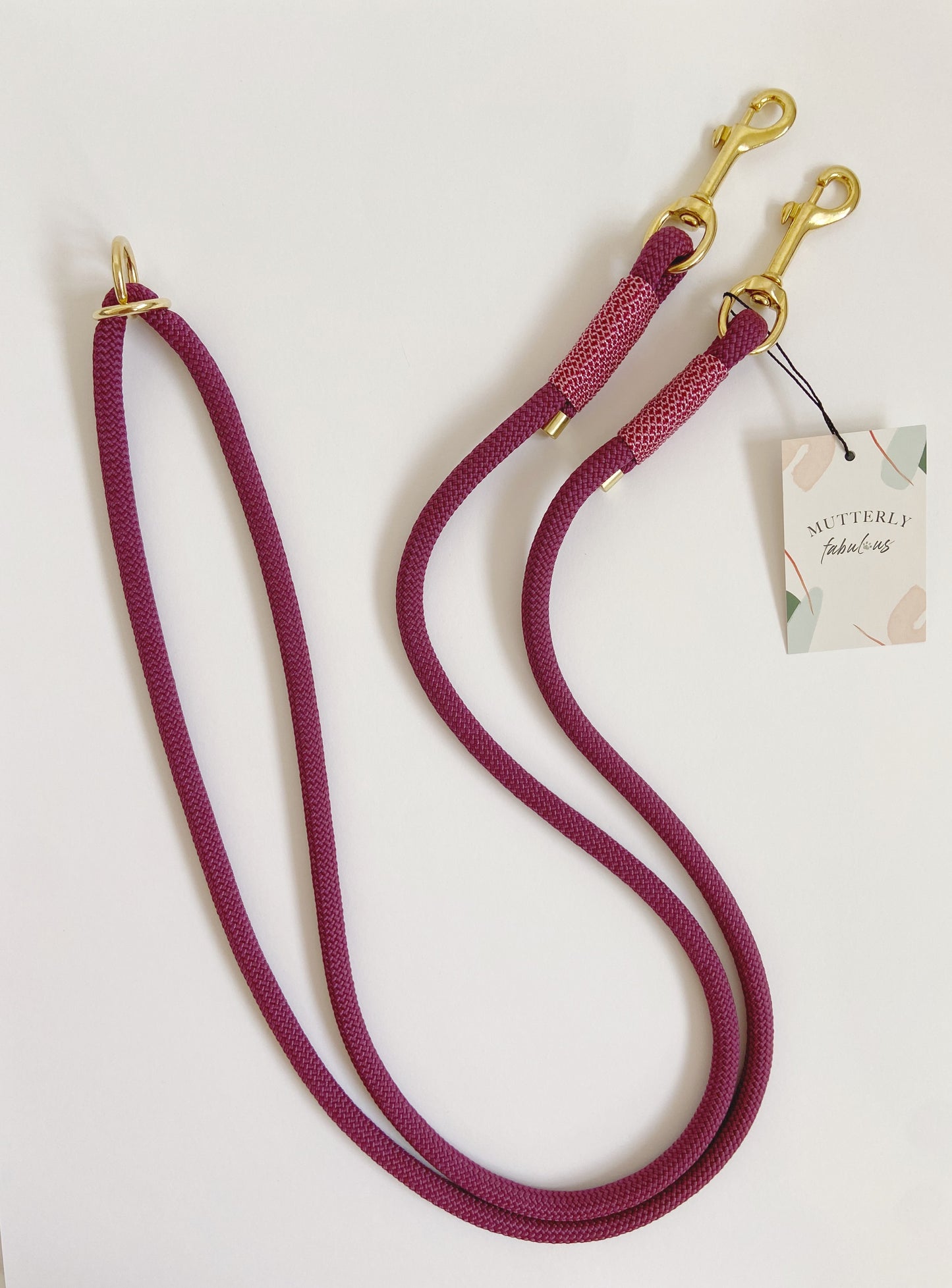 Rope Lead | Burgundy
