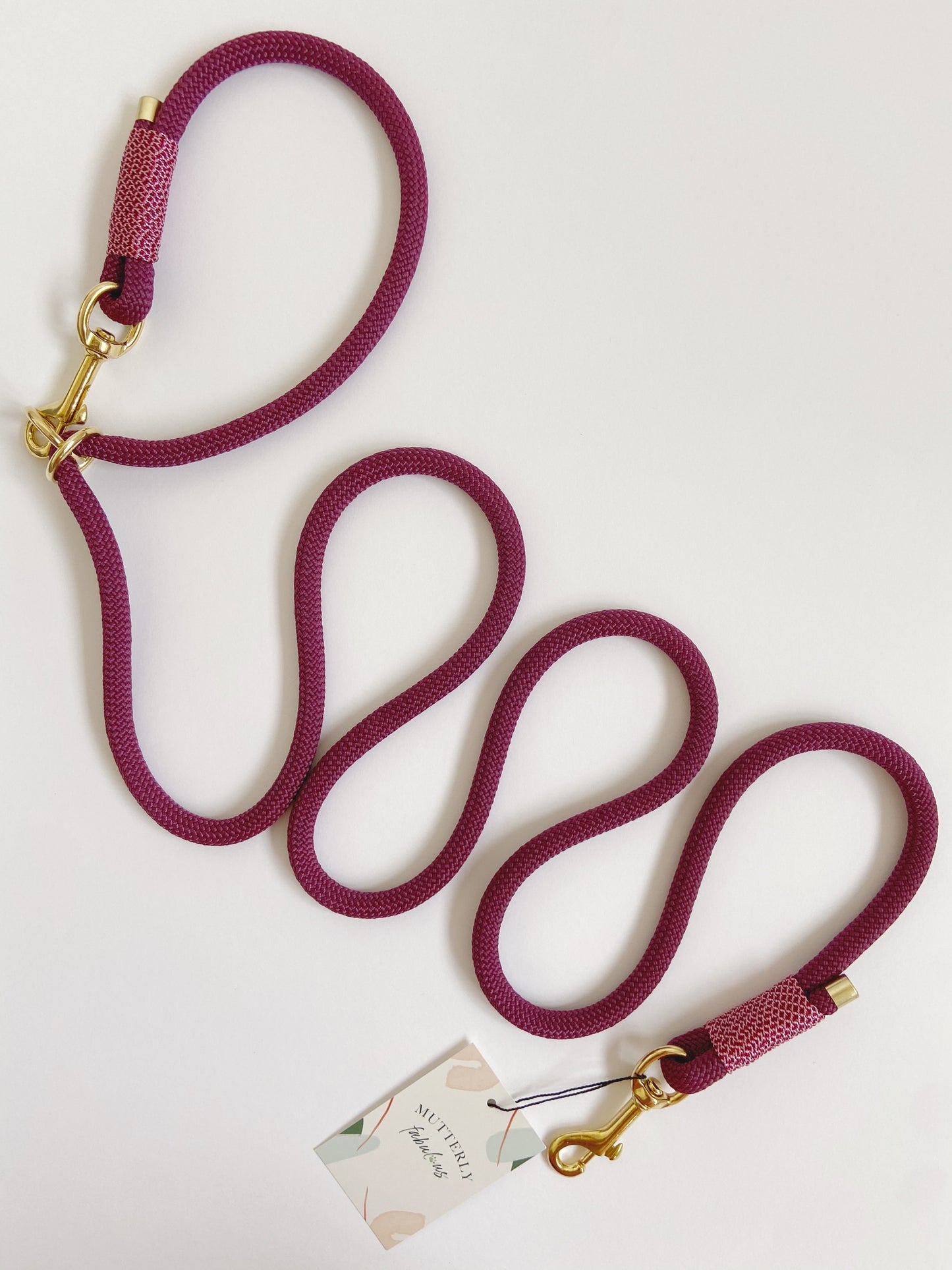 Rope Lead | Burgundy