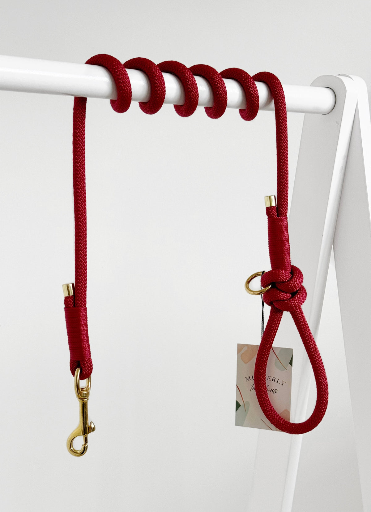 Open Rope Lead Rope Lead | Royal Red – Mutterly Fabulous