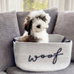 Dog Toy Basket | Grey