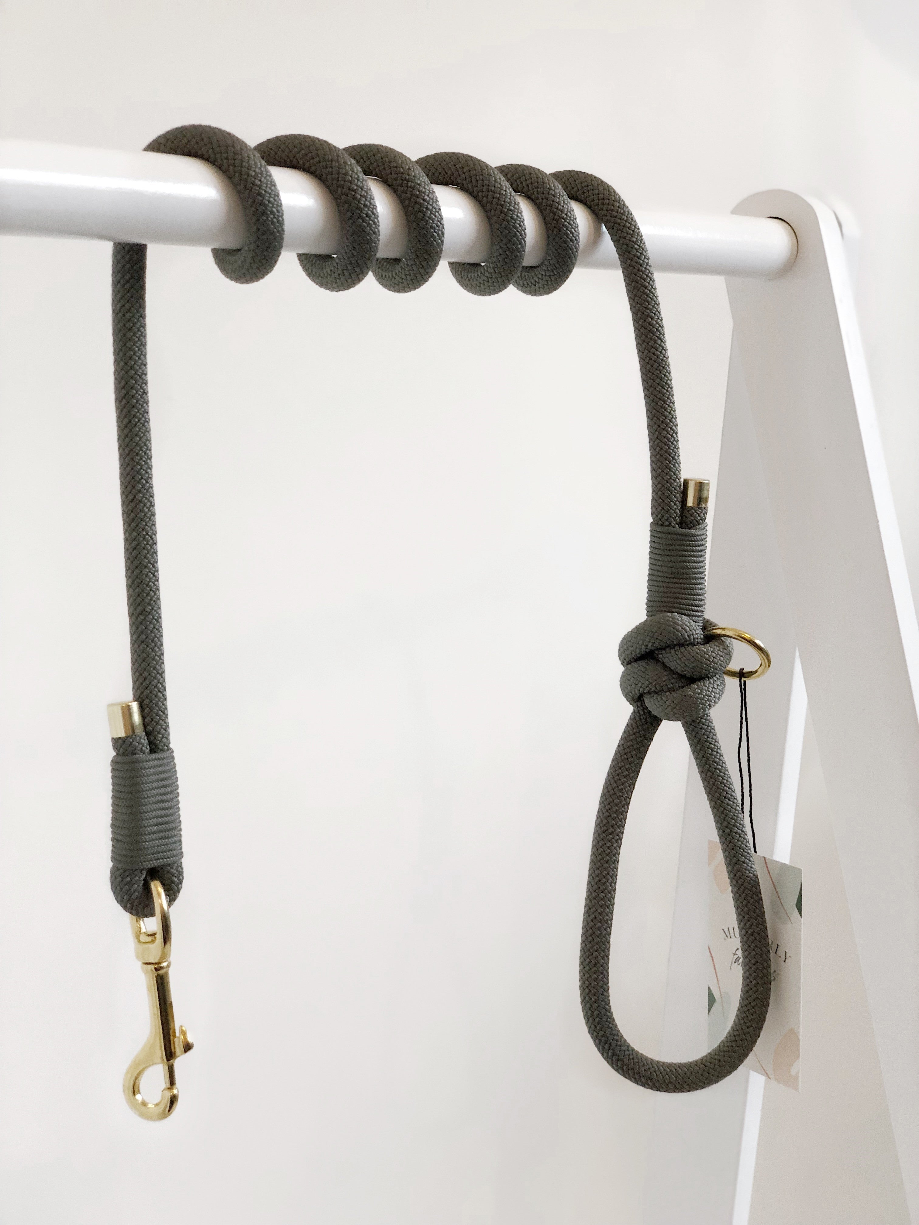 Open Rope Lead Rope Lead | All Grey – Mutterly Fabulous