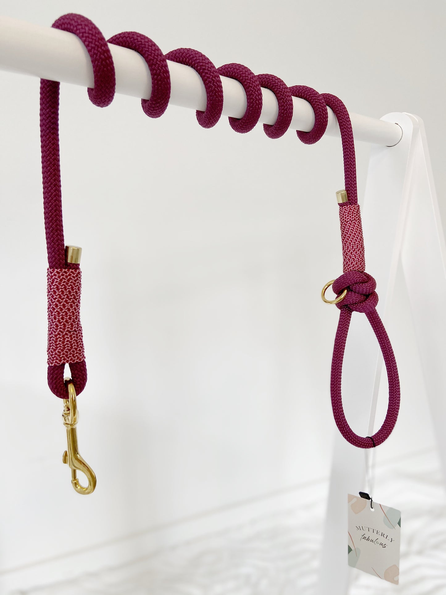 Rope Lead | Burgundy