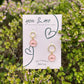 You & Me Dog Tag and Keyring | Pink
